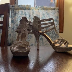 BRASH GOLD SHIMMER 5 1/2 INCH HEELS